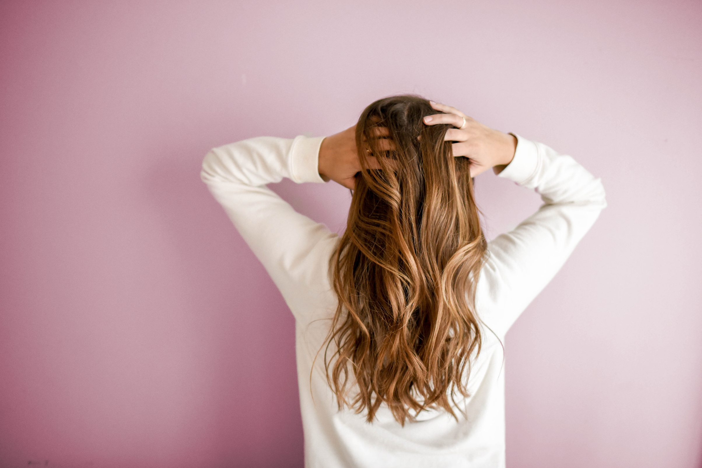 Woman Wearing White Long-sleeved Shirt